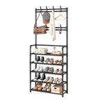 Coat Rack with Space-Saving, Easy Assembly, Freestanding, Metal - product gallery image 7