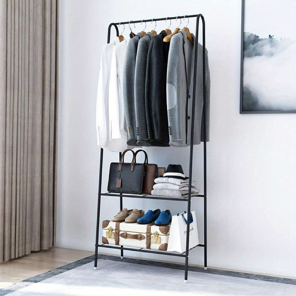 Coat Rack with Space-Saving, Freestanding, 151cm, Metal, 60cm x 151cm - product gallery image 2