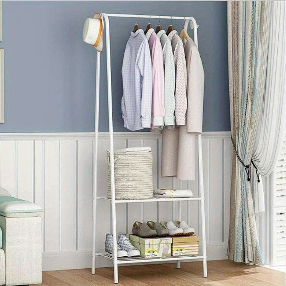 Coat Rack with Space-Saving, Freestanding, 151cm, Metal, 60cm x 151cm - product gallery image 5