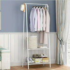 Coat Rack with Space-Saving, Freestanding, 151cm, Metal, 60cm x 151cm - product gallery image 5