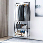 Coat Rack with Space-Saving, Freestanding, 151cm, Metal, 60cm x 151cm - product gallery image 8
