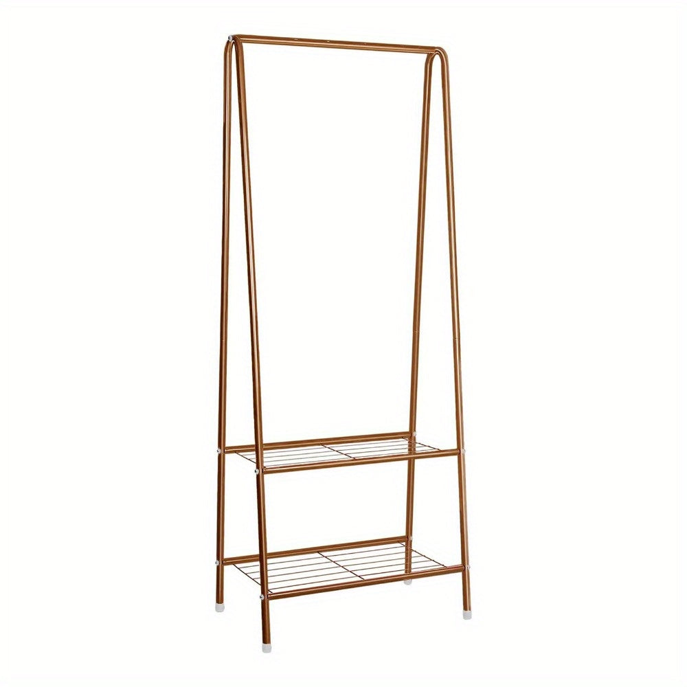 Coat Rack with Space-Saving, Freestanding, 151cm, Metal, 60cm x 151cm