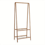 Coat Rack with Space-Saving, Freestanding, 151cm, Metal, 60cm x 151cm
