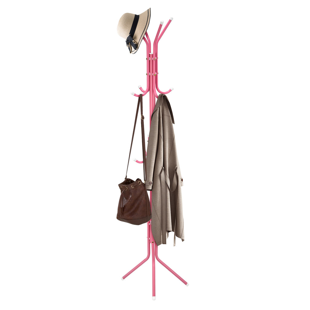 Coat Rack with Space-Saving, Freestanding, 175cm, Metal - product gallery image 12