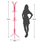 Coat Rack with Space-Saving, Freestanding, 175cm, Metal - product gallery image 14