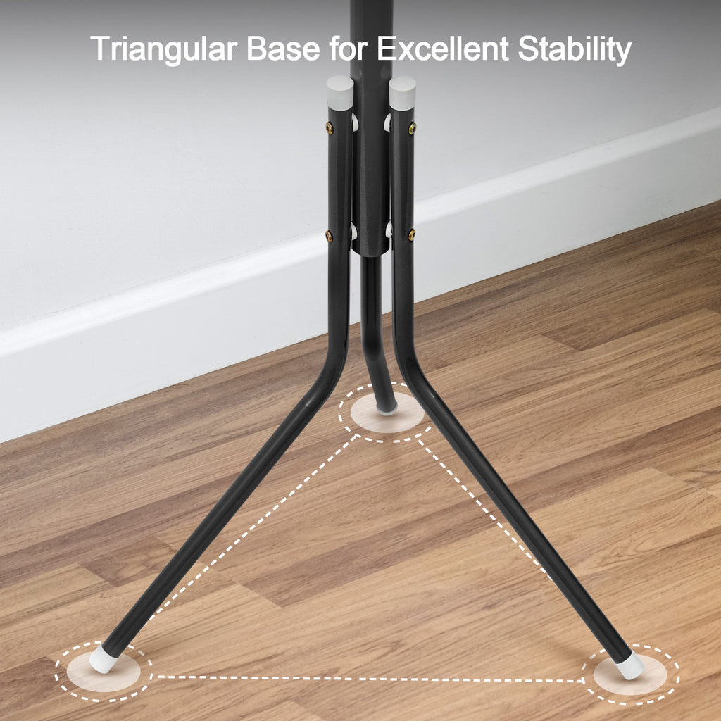 Coat Rack with Space-Saving, Freestanding, 175cm, Metal - product gallery image 4