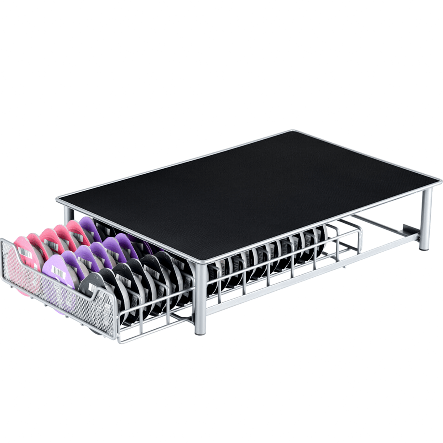 Coffee Pod Storage with Space-Saving, Non-Slip, Pull-Out, Metal - product gallery image 2
