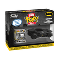 Collectible Figure with Acrylic, 1, Funko Bitty POP! Rides DC Batman