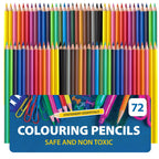 Colouring Pencil Pencils Break-Resistant Vibrant Artist Drawing with 72 Pack, 72pk
