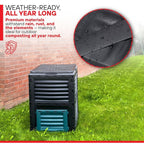 Compost Bin with Easy Assembly, Waterproof, 300L Garden Compost Bin - product gallery image 5