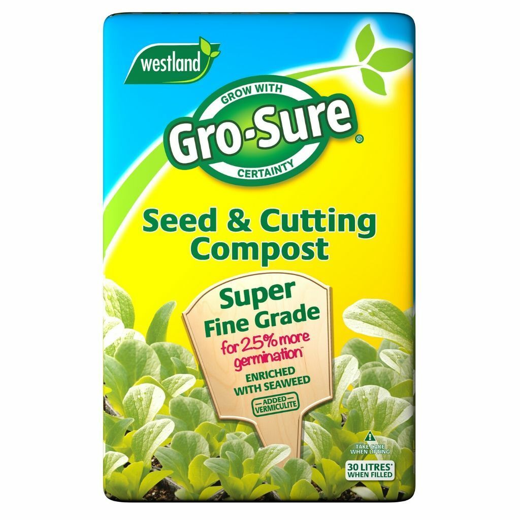 Compost with Westland Gro-Sure Seed Cutting Seaweed