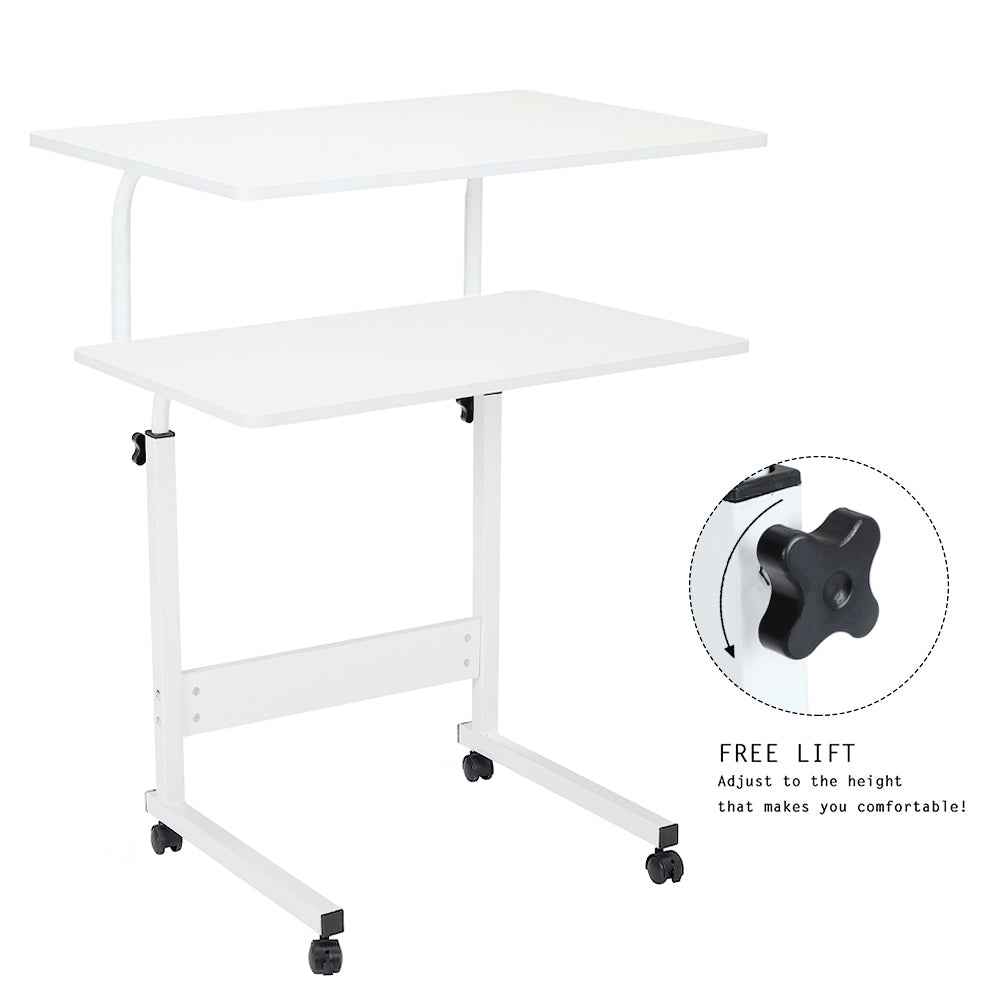 Computer Desk with Space-Saving, Foldable, Adjustable Height - product gallery image 12