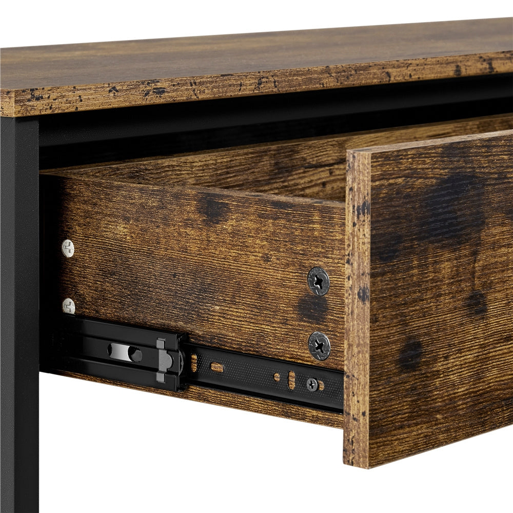 Console Table with Industrial Drawer Two Shelves for living rooms and bedrooms - product gallery image 11