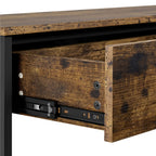 Console Table with Industrial Drawer Two Shelves for living rooms and bedrooms - product gallery image 11
