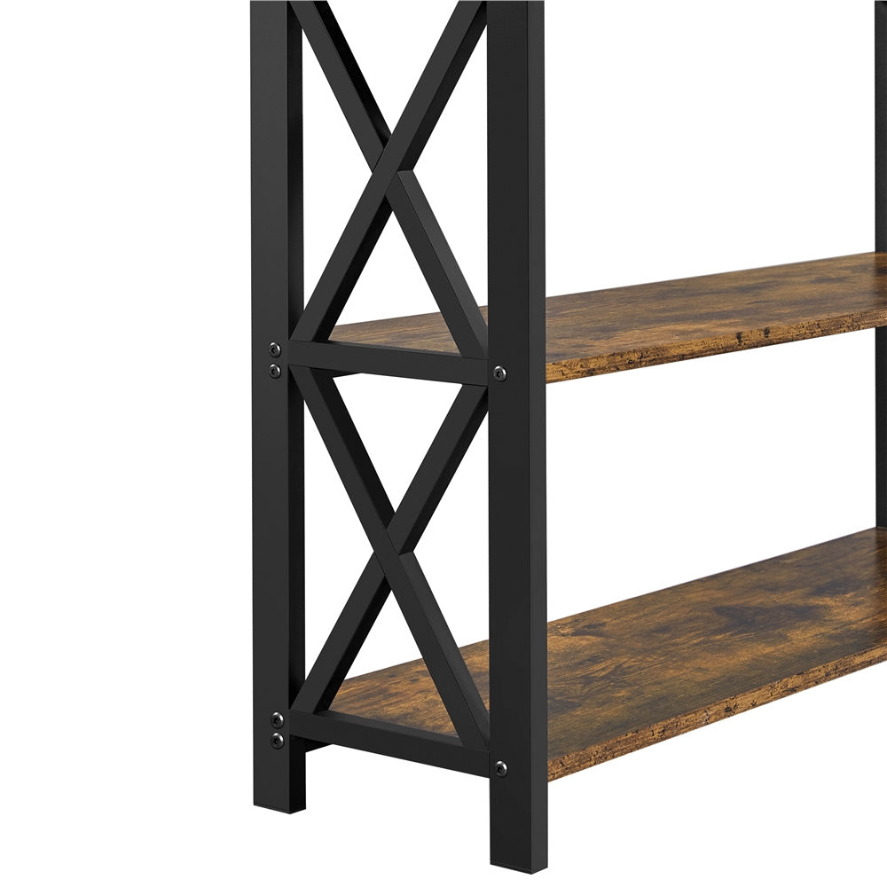 Console Table with Industrial Drawer Two Shelves for living rooms and bedrooms - product gallery image 14