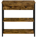 Console Table with Industrial Drawer Two Shelves for living rooms and bedrooms - product gallery image 6