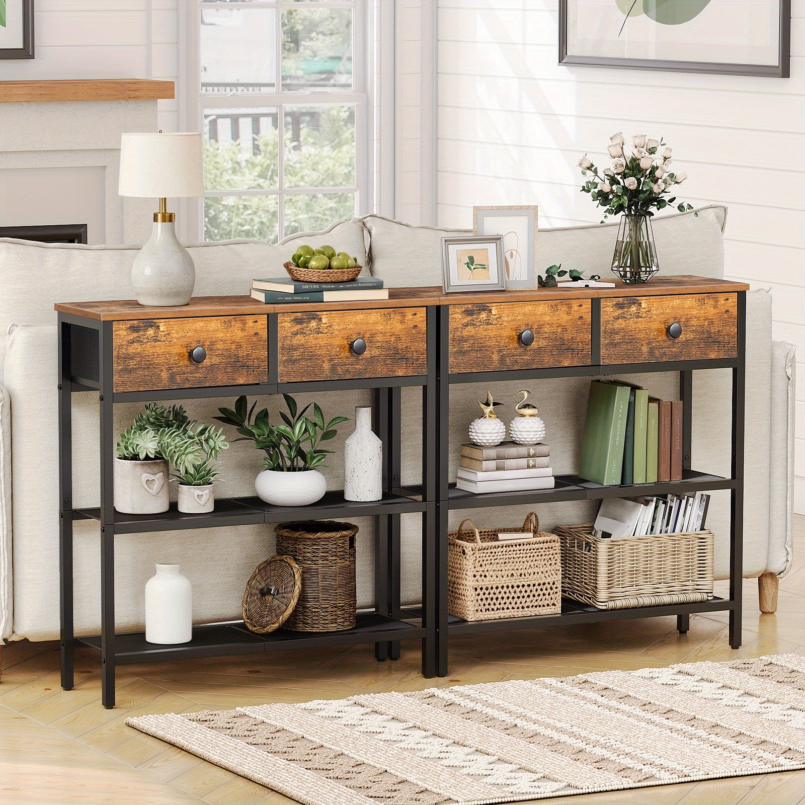 Console Table with Space-Saving, Easy Assembly for living rooms - product gallery image 5