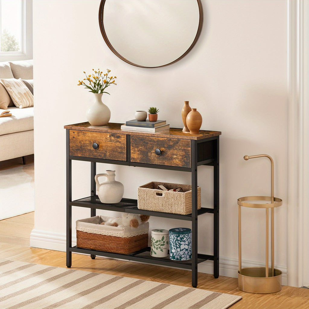 Console Table with Space-Saving, Easy Assembly for living rooms