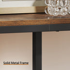 Console Table with Space-Saving, Easy Assembly, Metal - product gallery image 12