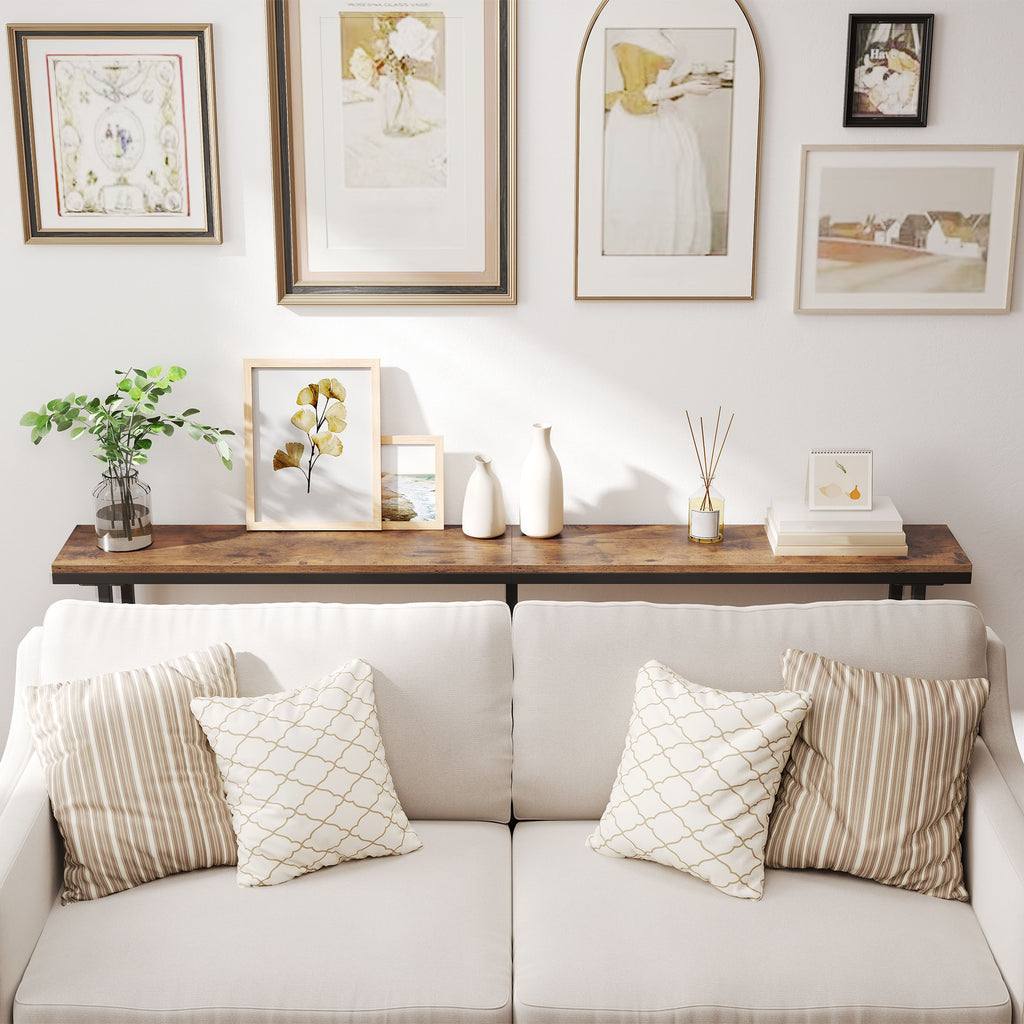 Console Table with Space-Saving, Easy Assembly, Metal - product gallery image 5