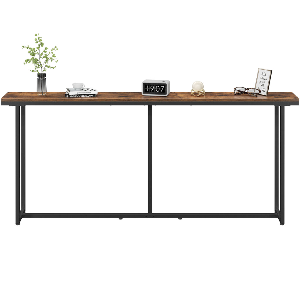 Console Table with Space-Saving, Easy Assembly, Metal - product gallery image 6