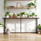 Console Table with Space-Saving, Easy Assembly, Metal - product gallery image 9