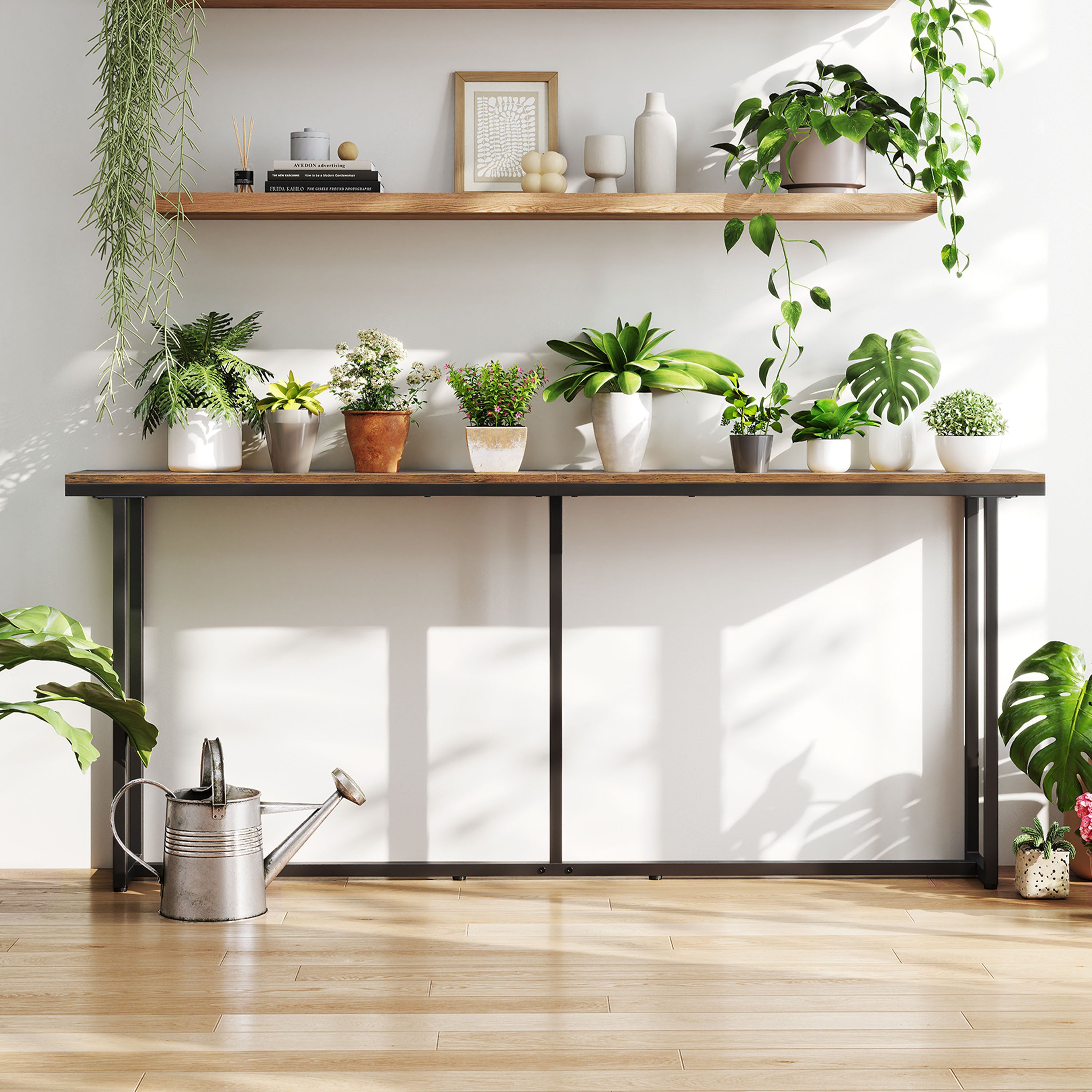 Console Table with Space-Saving, Easy Assembly, Metal - product gallery image 9