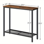 Console Table with Space-Saving, Lockable, 75cm for living rooms - product gallery image 3