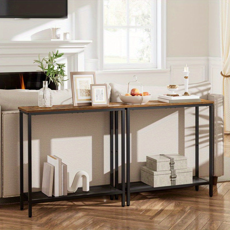 Console Table with Space-Saving, Lockable, 75cm for living rooms - product gallery image 4