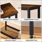 Console Table with Space-Saving, Lockable, 75cm for living rooms - product gallery image 6