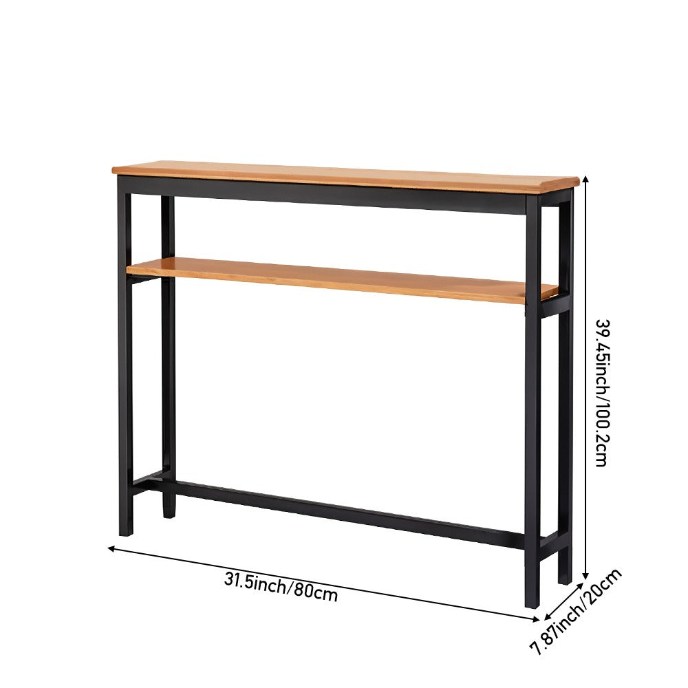 Console Table with Space-Saving, Wall-Mounted, Freestanding - product gallery image 22
