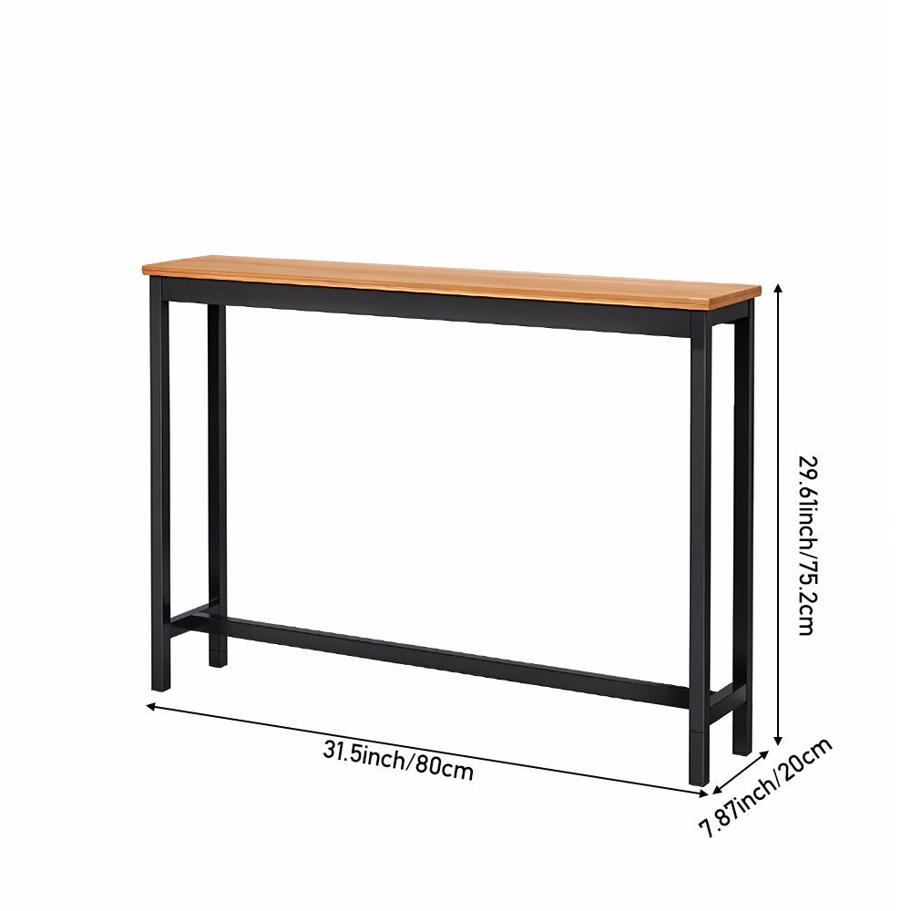 Console Table with Space-Saving, Wall-Mounted, Freestanding - product gallery image 5