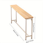 Console Table with Space-Saving, Wall-Mounted, Freestanding, Single Tier - product gallery image 10