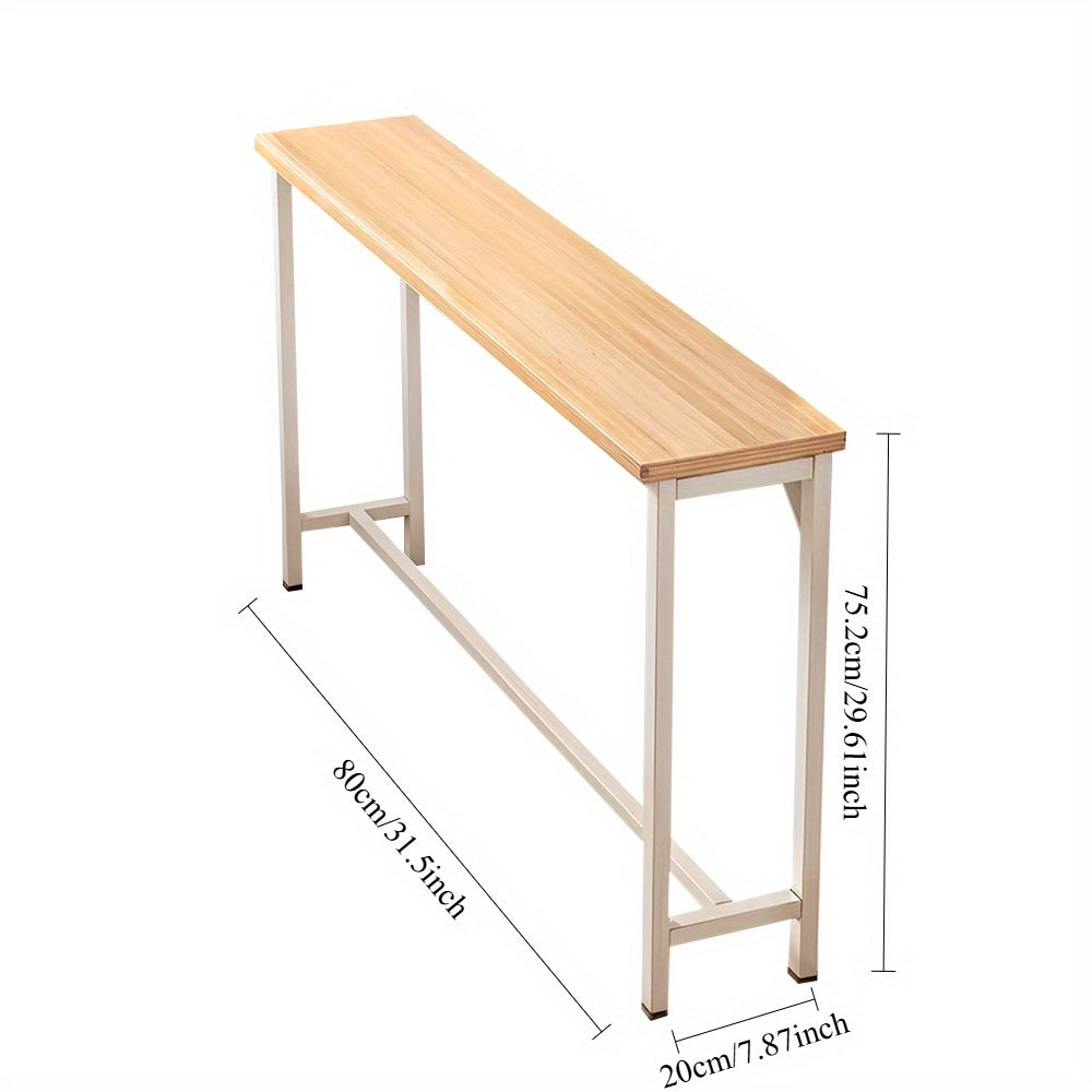 Console Table with Space-Saving, Wall-Mounted, Freestanding, Single Tier - product gallery image 10