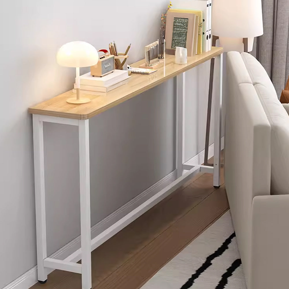 Console Table with Space-Saving, Wall-Mounted, Freestanding, Single Tier - product gallery image 22