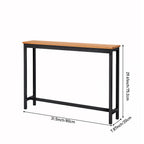 Console Table with Space-Saving, Wall-Mounted, Metal - product gallery image 5