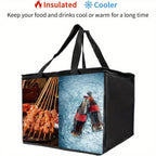 Cooler Bag with Foldable, Metal, Insulated Large Thermal Cool Camping Picnic - product gallery image 3