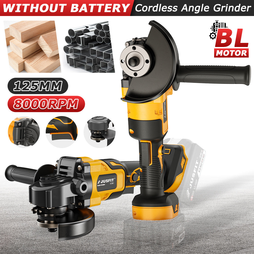 Cordless Angle Grinder for Makita battery with Wheels, 125mm - product gallery image 2