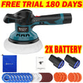 Cordless Car Polisher Buffer Machine with Wood, Battery Powered Kit Variable Speed - Polisher option