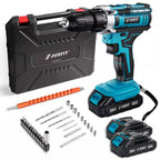 Cordless Drill with Non-Slip, Metal, Combi 3-in-1 Batteries 29-Piece Kit Hammer - product gallery image 8