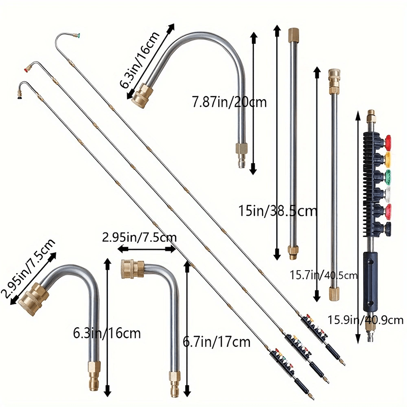 Cordless Pressure Washer with Stainless Steel, 10pcs - product gallery image 6