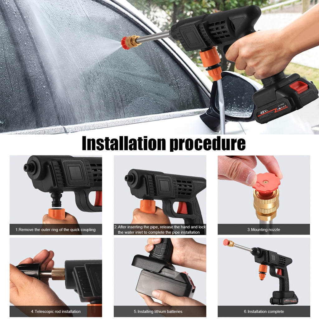 Cordless Pressure Washer with Wireless, 1 Set, Wireless Portable Wireless High-pressure - product gallery image 7