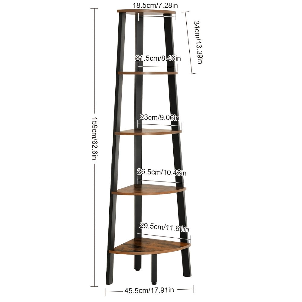 Corner Bookcase Flower Rack, Shelving Unit, Book Shelf - product gallery image 2