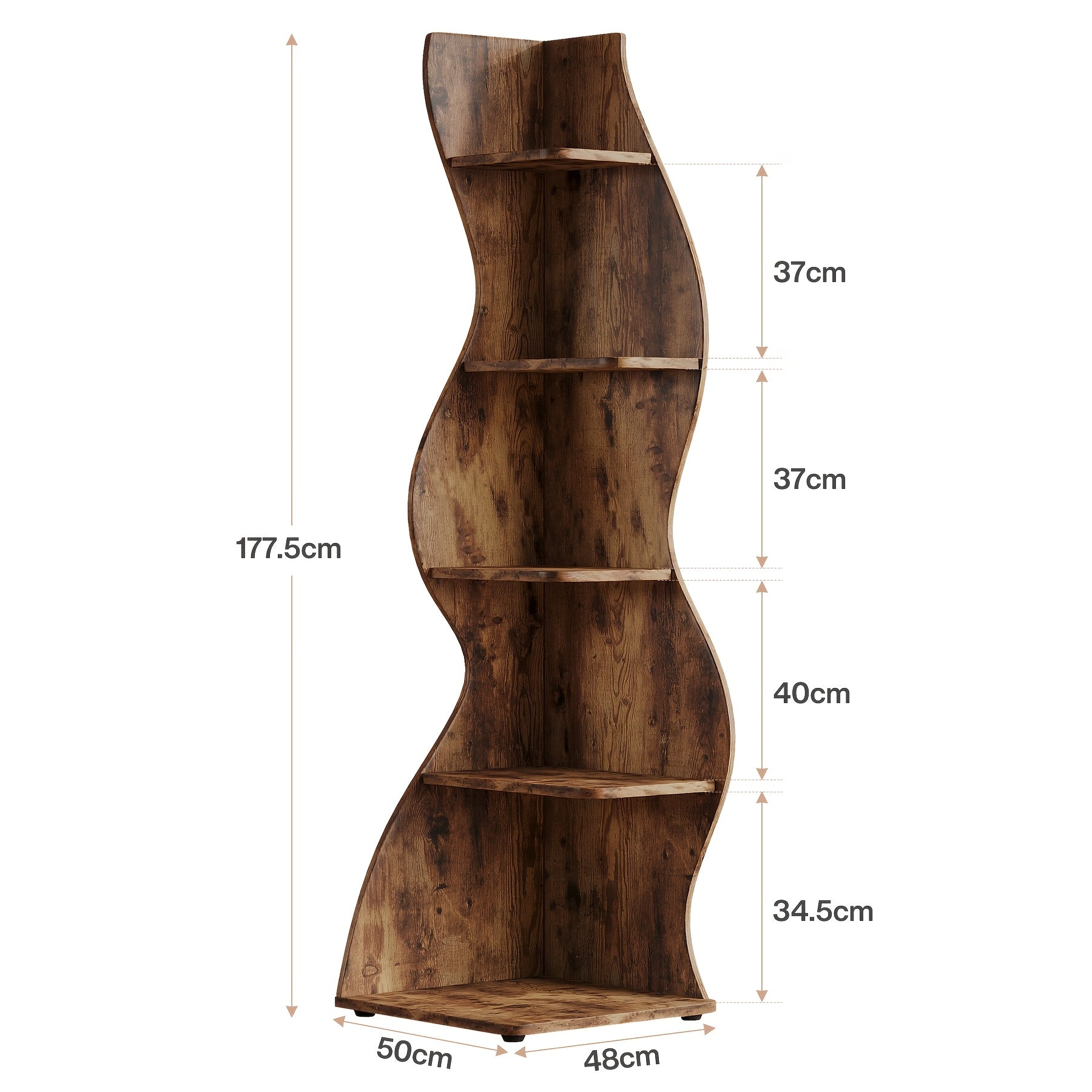 Corner Shelf with Space-Saving, Wall-Mounted for living rooms - product gallery image 2