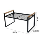 Countertop Shelf Organiser with Space-Saving, Non-Slip, Metal - product gallery image 2