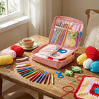 Crochet Kit with 59pcs, Beginners 59-Piece Complete Ergonomic Hooks - product gallery image 5