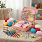 Crochet Kit with 59pcs, Beginners 59-Piece Complete Ergonomic Hooks - product gallery image 8