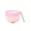 Crystal Singing Bowl C Chakra Frosted with 25.4 cm, Quartz Bowls 25.4 cm Sound Healing