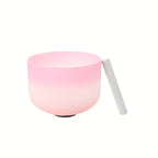 Crystal Singing Bowl C Chakra Frosted with 25.4 cm, Quartz Bowls 25.4 cm Sound Healing