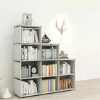 Cube Storage Unit with Shelving Bookcase Modular Organiser Living - product gallery image 2